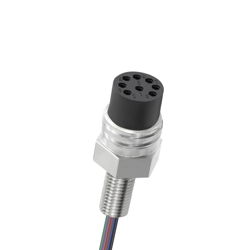 Marine Pluggable Connectors Wet Cable Micro 8Pin MCBH8F Subconn Bulkhead Underwater Connector Socket For Deepsea ROV