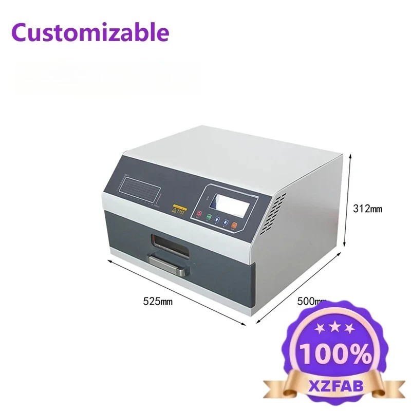 Factory Direct 2026 ZB3530HL-350x300MM Desktop High Performance Precision Lead-Free Reflux Furnace Spot Welder 2400 W Infrared S
