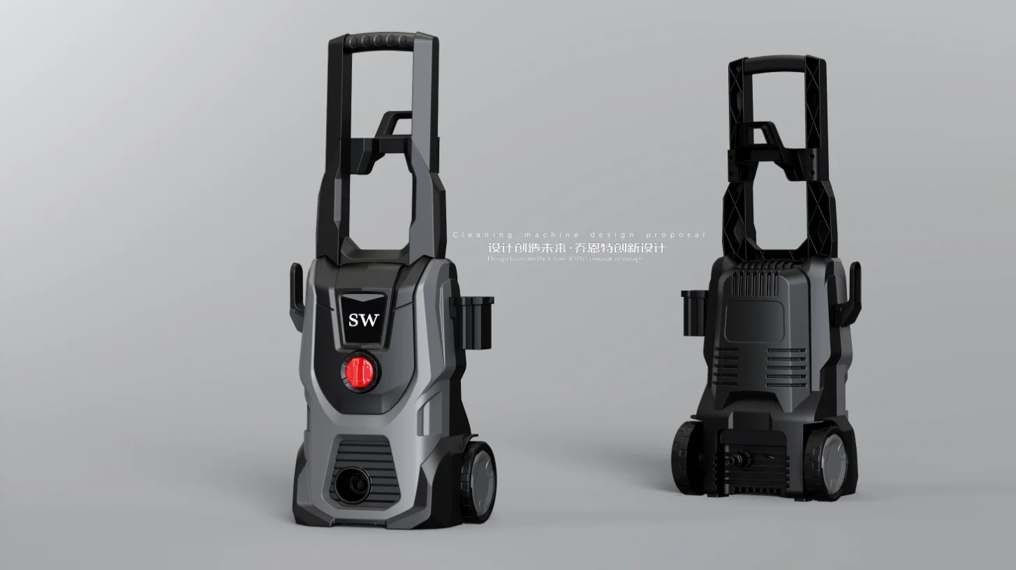 Vertical High-Pressure Washer | Powerful Car & Patio Cleaning Machine | Home & Garden Use