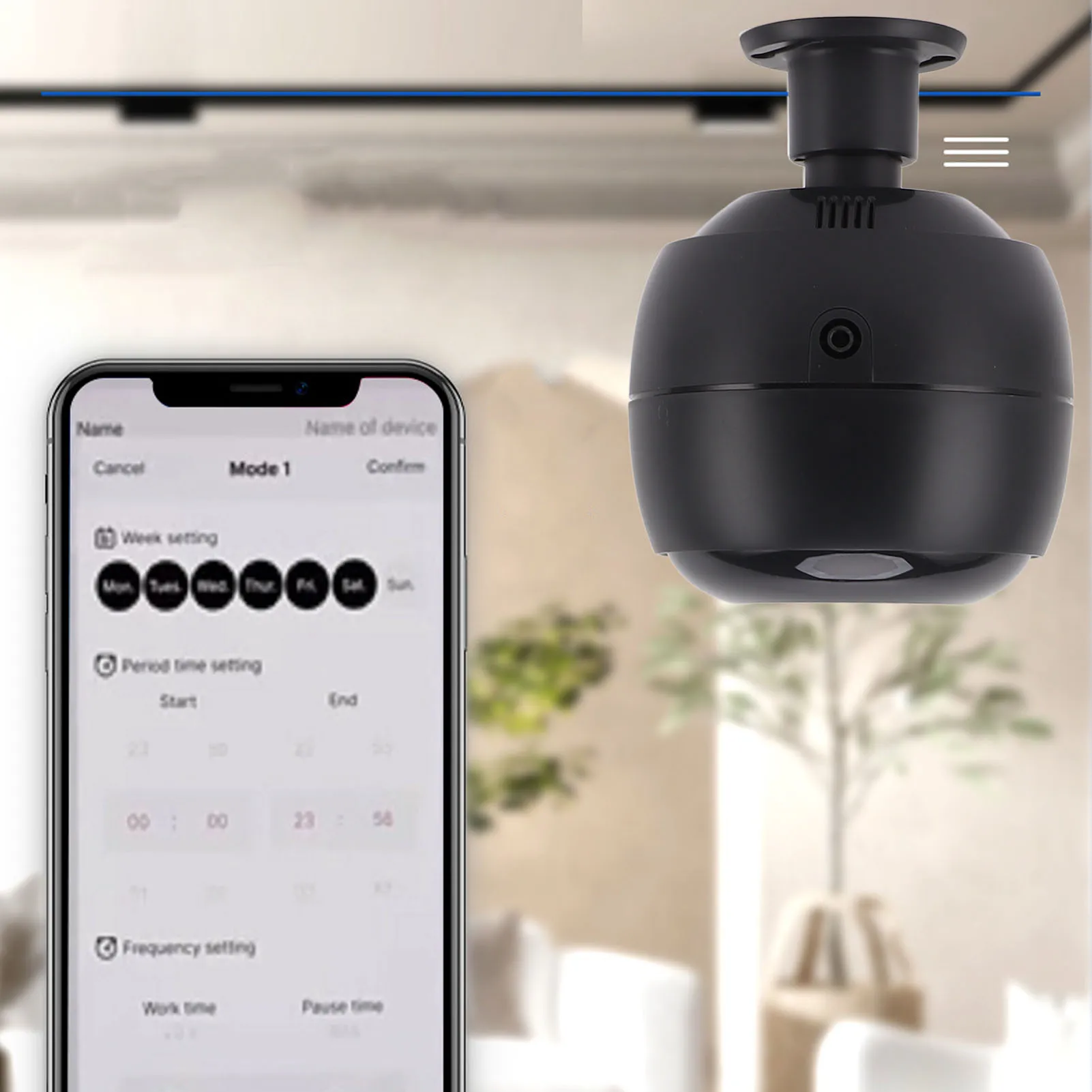 

Aromatherapy Diffuser Essential Oil Diffuser Ceiling Mounted Diffuser Bluetooth Aroma Diffuser WiFi Scent Machine