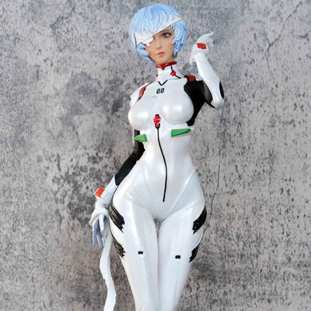 

Anime Neon Genesis Evangelion Asuka Langley Soryu Ayanami Rei GK PVC Action Figure Collectible Model Doll Toy 45CM