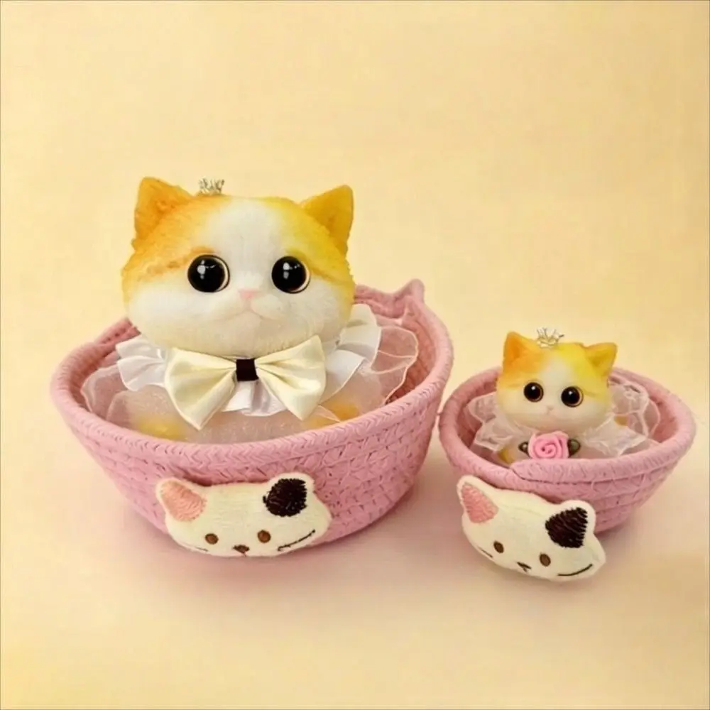 New Simulated Cat Squeeze Toy Stretchable Stress Relief Anxiety Relief Toy Soft Rubber Slow Rebound Doll for Kid Adult