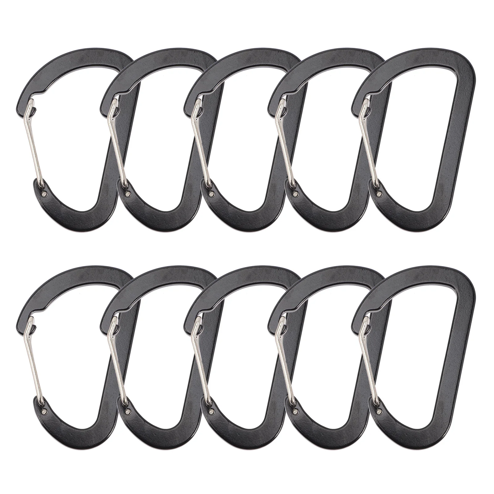 

Spring Snap Hooks Carabiner Mini Clip Locking Aluminum Alloy Camping