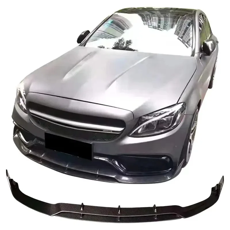 

New Design vals Car Body Kit Universal Accessories Carbon Front Bumper Lip for W205