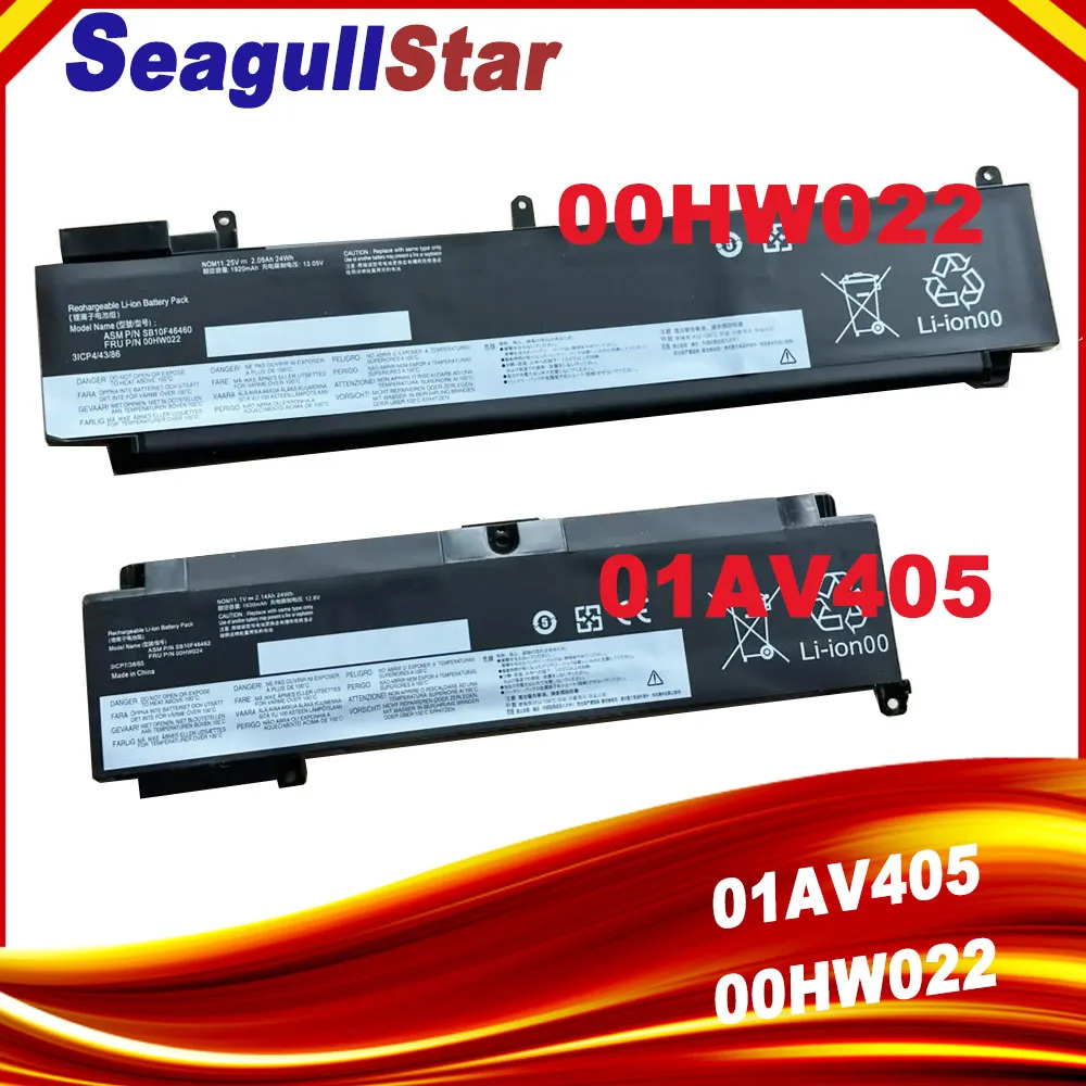 01AV405 00HW022 Laptop Battery for Lenovo ThinkPad T460S T470S Series 01AV406 SB10J79003 00HW038 00HW024 01AV462 01AV407 01AV408