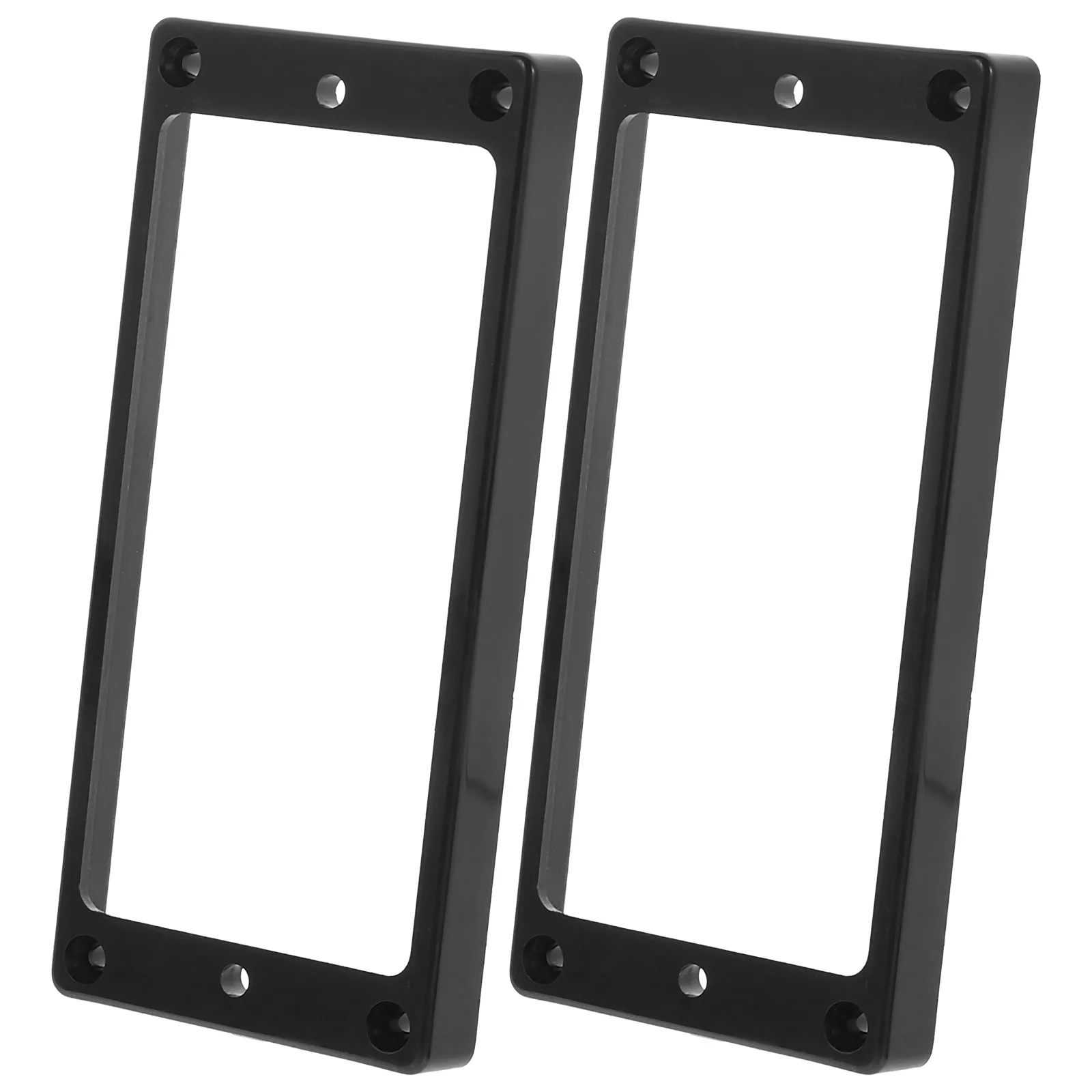 

2pcs Electric Guitar Pickup Frames Durable Practical Cover Synthetic Plastic Parts Easy Installation Long Use Affordable