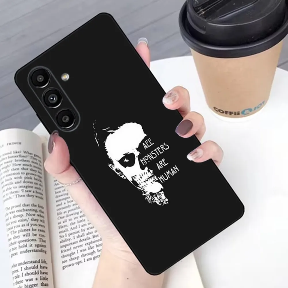 A-AHS-S A-American H-Horror S-Story Phone Case For Samsung S 25,24,21,22,23,30,20,Ultra,Plus,Fe,Lite,Note,10,9,5G Black Soft