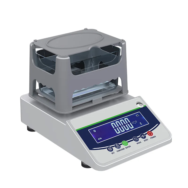 

Electronic solid densitometer Liquid densitometer Plastic particle ceramic specific gravity detector Rubber density detection