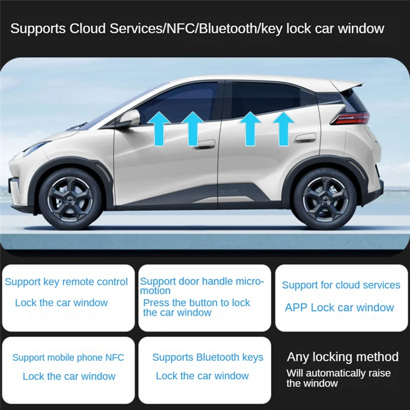 منظم نافذة أوتوماتيكي فعال وحدة توصيل Obd أقرب لـ BYD Dolphin 2023-2024 قطعة واحدة #6