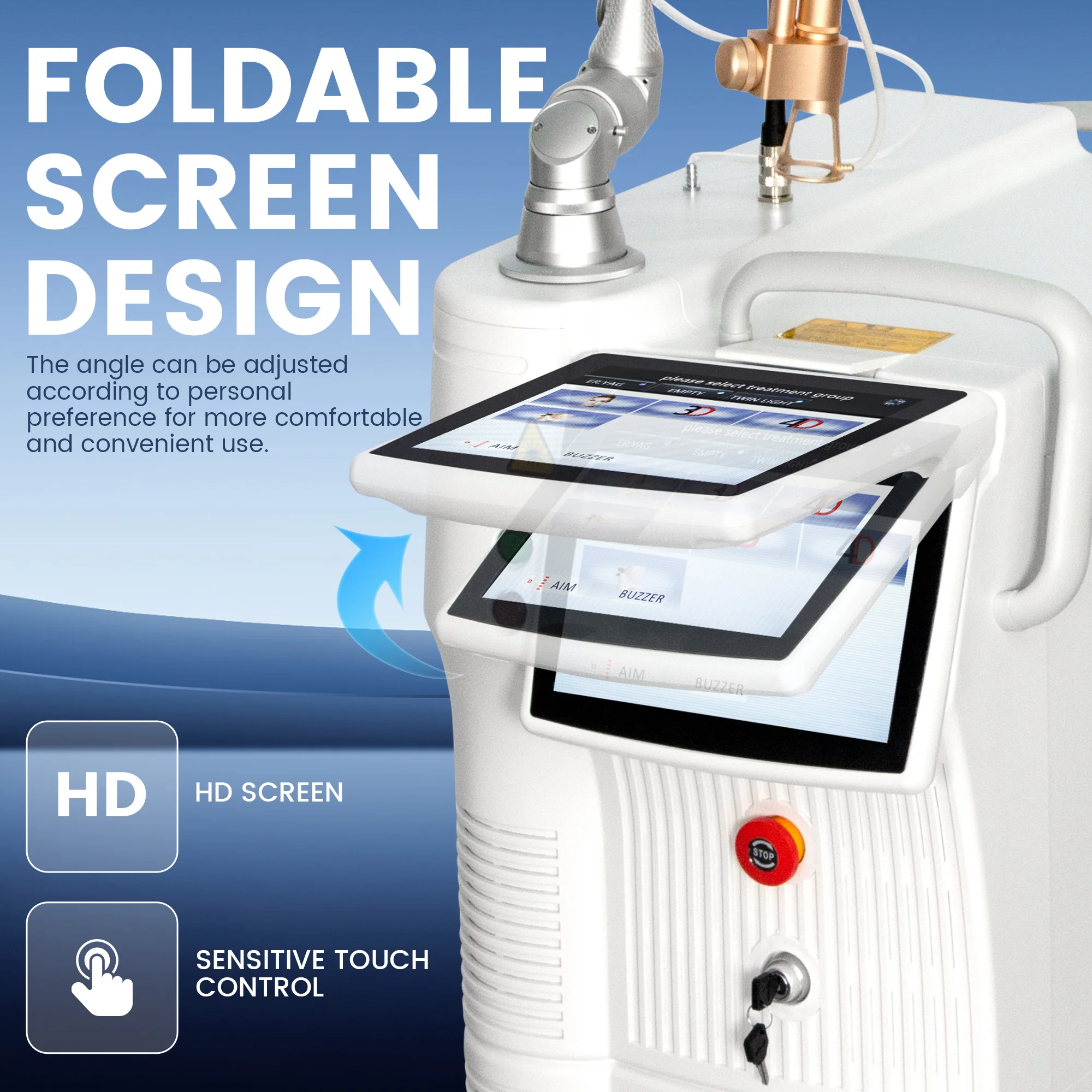 

Newest design 4D Fotona Co2 Fractional lase Treatment Machine 10600nm lase beaut machine For Resuacing Acne Scars CE