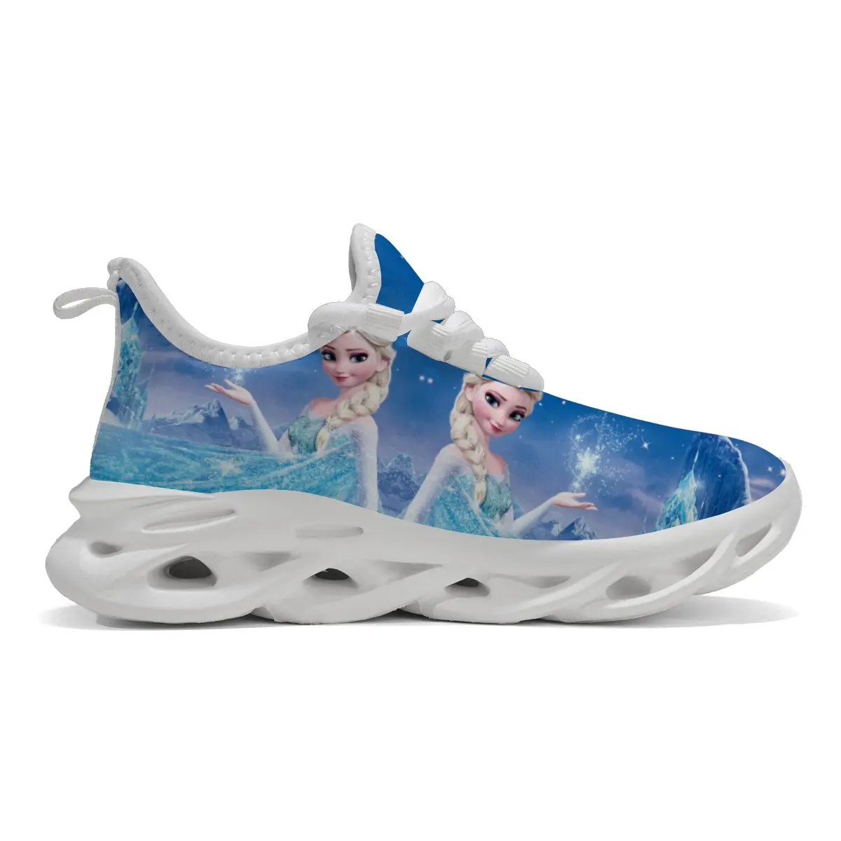 Enfants Elsa imprimer léger respirant sport baskets respirant enfants chaussures pour fille sport course Zapatos Minnie Mouse Niña