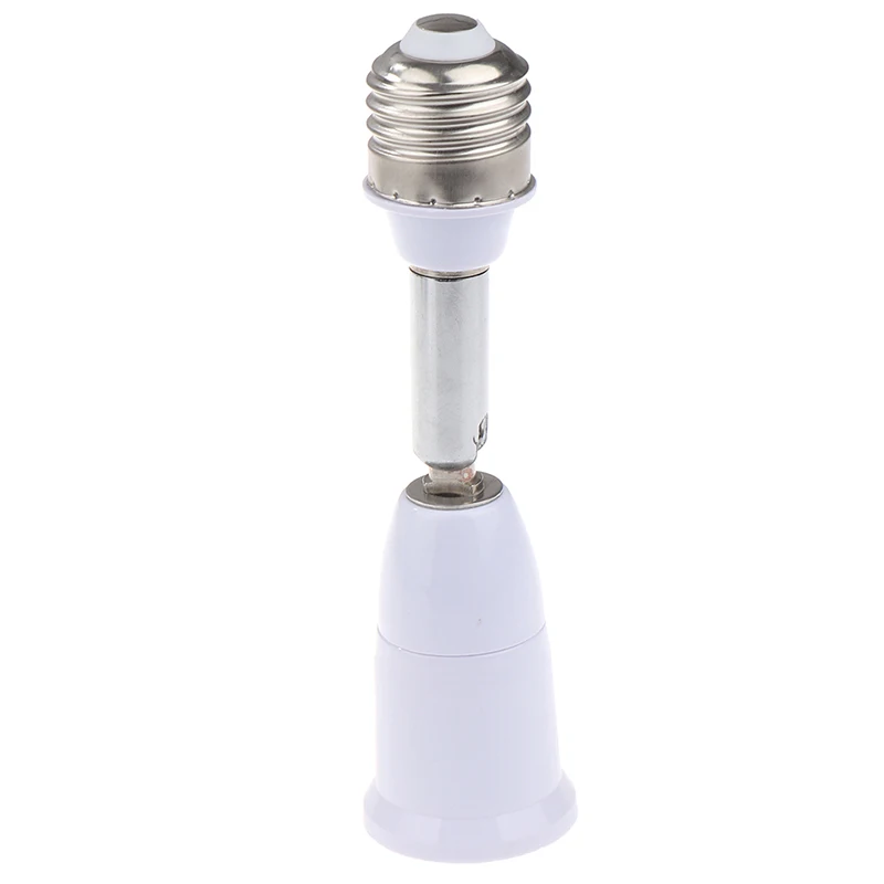 Universal E27 to E27 Lengthened Lamp Base 180 degree Rotation Tube LED Flexible Lamp base Bulb Socket Light Holder Converters.