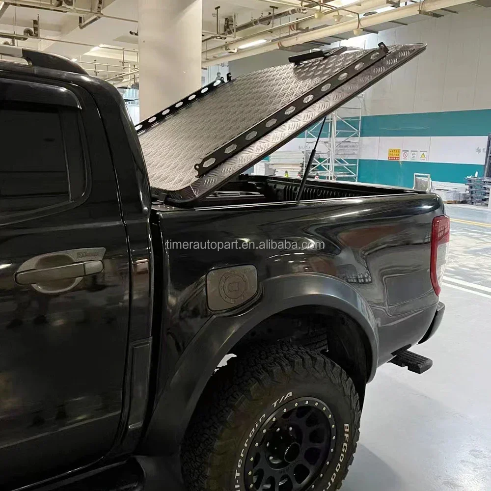 

Auto Parts Truck Pickup Bed Accessories Aluminum Waterproof And Rainproof Tonneau Cover For Ford F150 16+