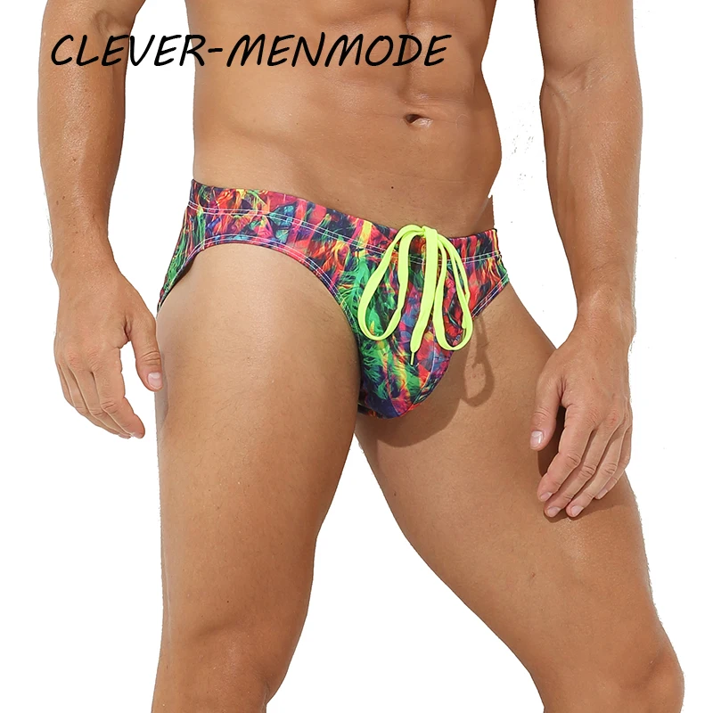 Herren Sexy Sommer Strand Bikini Badeanzug Europäisch Amerikanisch Mode Bikini Bedruckt Badeslip Strand Surf Shorts Strandbekleidung – Detail 14