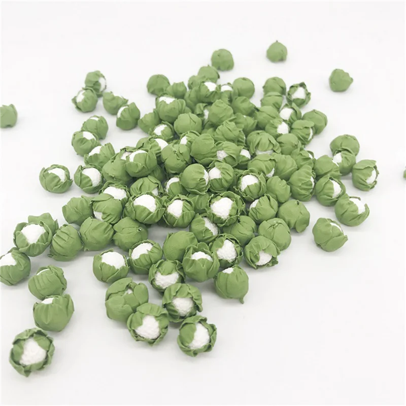 Moderno 5 pezzi mini verdure in argilla casa delle bambole cavolfiore cavolo cinese