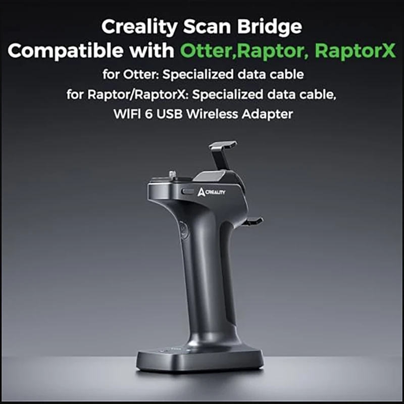 Creality Scan Bridge Redefining Portabilityin 3D Scanning Compatible Wireless WiFi6 and Below for 3D Scan Otter/Raptor/ RaptorX