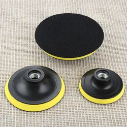 3/4/5 Inch Car M14 Backing Plate Pad Adhesive Hook Loop Polishing Buffing Angle Grinder Self-adhesive Suction Cup 75/100/125mm