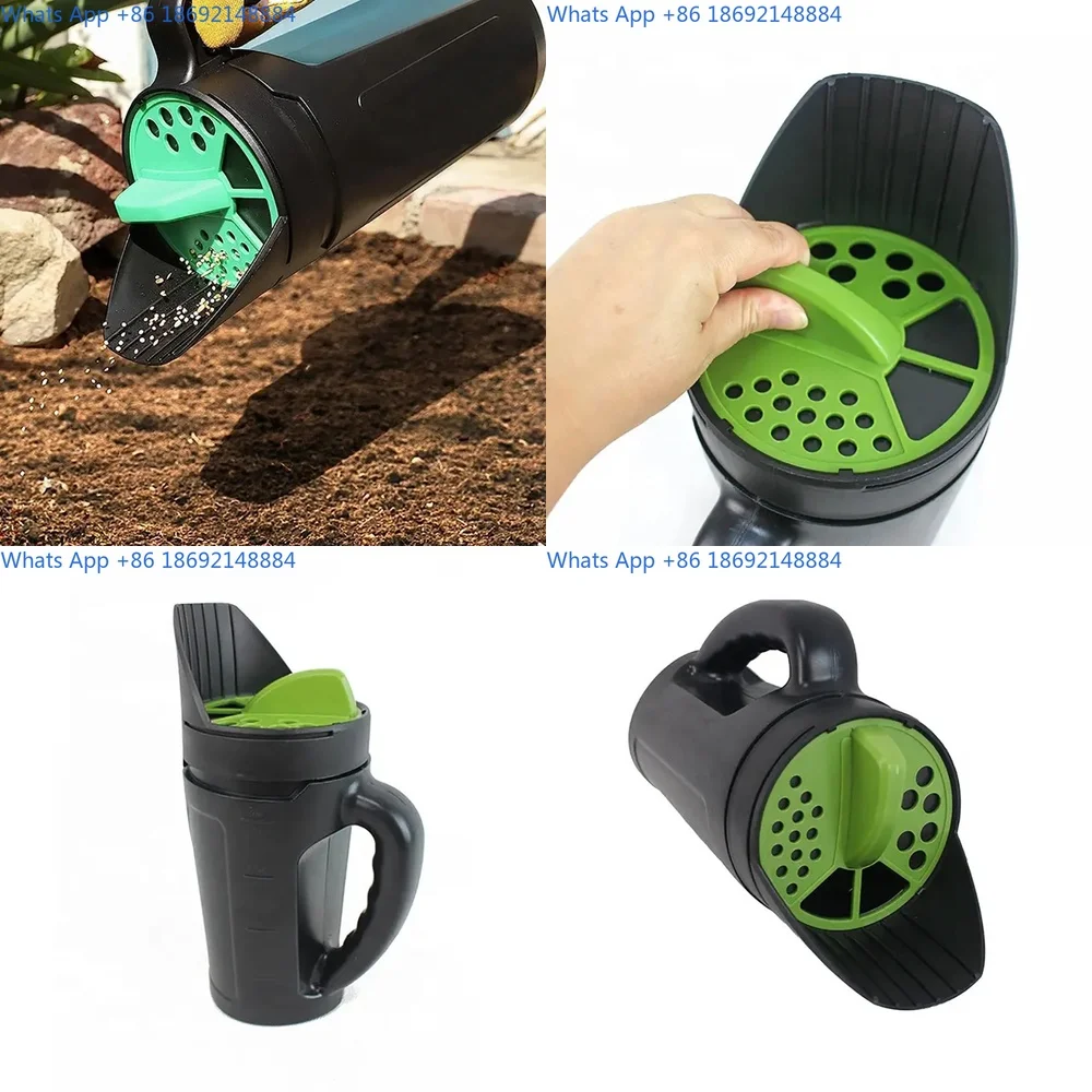 

Garden Seeder for Lawn Vegetable Planting Salt Spreader for Snowy Areas