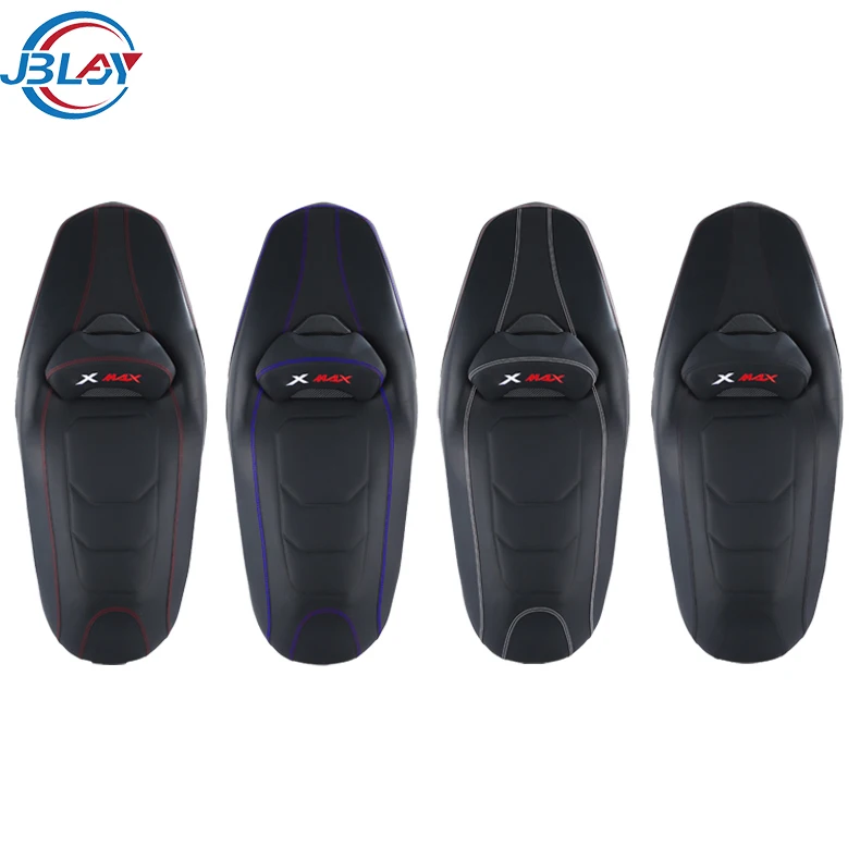 

Motorcycle XMAX Accessories Driver Passenger Soft Shock-absorbing Seat PU Leather WaterProof Heighten Seat Cushion for XMAX300