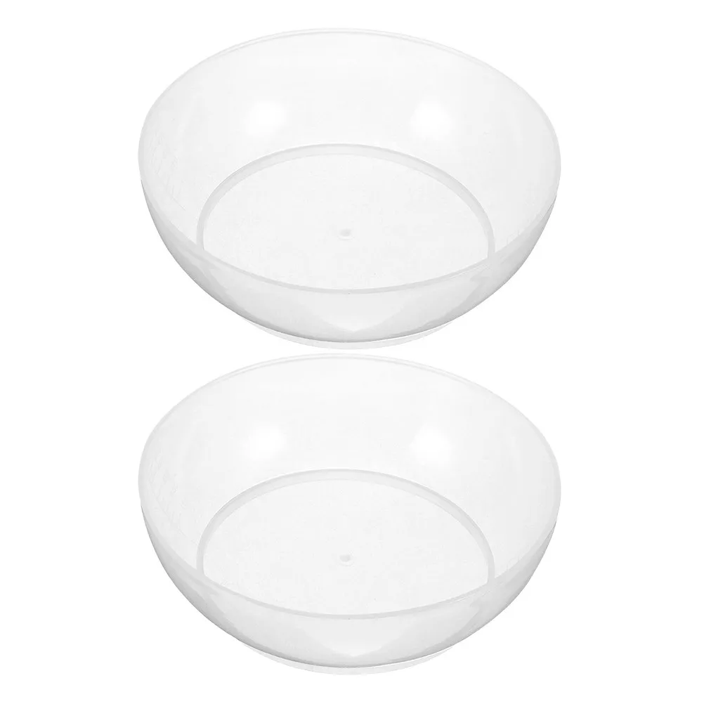 

2Pcs Digital Scale Pan 600Ml Lightweight Compact Food Weighing Bowl Clear Plastic for Kitchen Baking Cooking Portioning