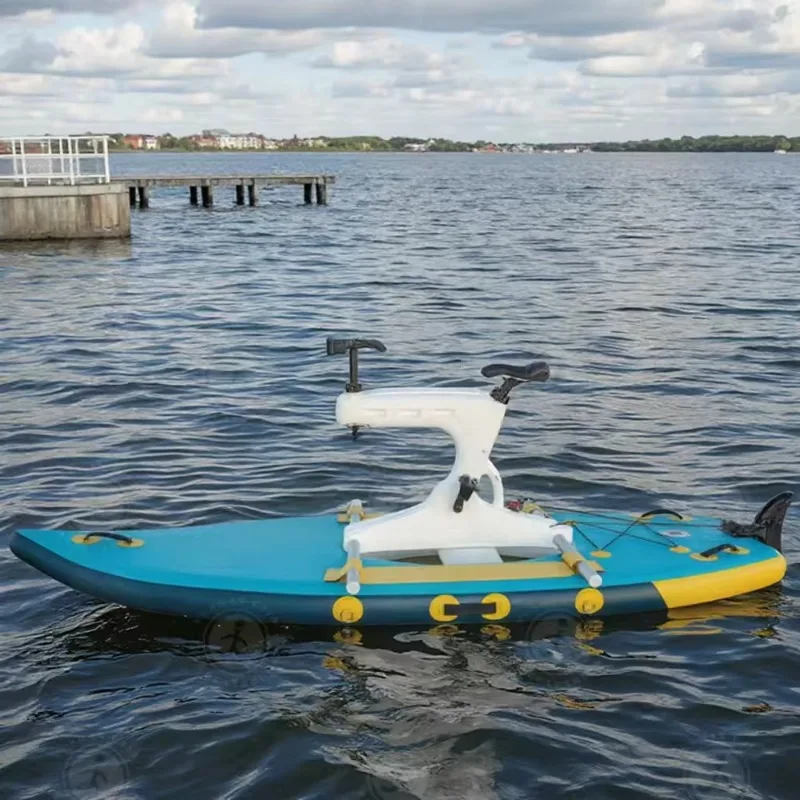 Portable Commercial Inflatable Floating Water Pedal Bike Water Sports Equipment For Sea Lake Outdoor Leisure Exercise
