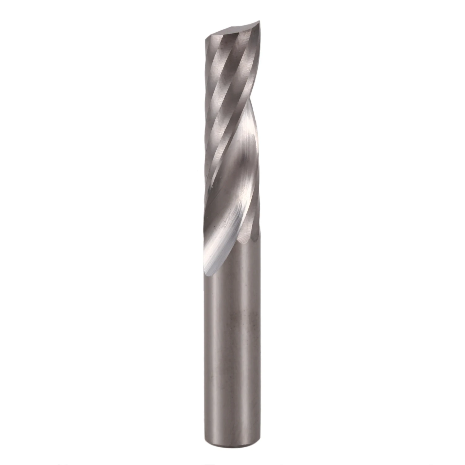 SEO 5Pcs 6Mm 1/4 Inch Carbide Cnc Router Bits One Single Flute End Mill Tools 22Mm