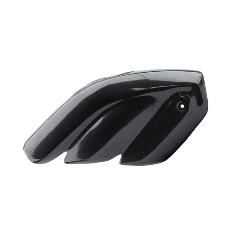 Imagem -02 - Carbon Fiber Exhaust Pipe Cover Motocicleta Exhaust Pipe Cover para mv Agusta f3 Brutale 675800
