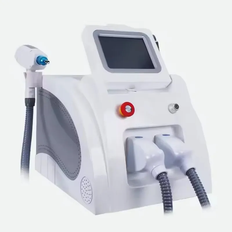 2 In 1 Nd Yag Laser Tattoo Removal 532 1064nm 1320nm Laser Photon Rejuvenation Pigment Treatment IPL Laser Hair Removal Machine