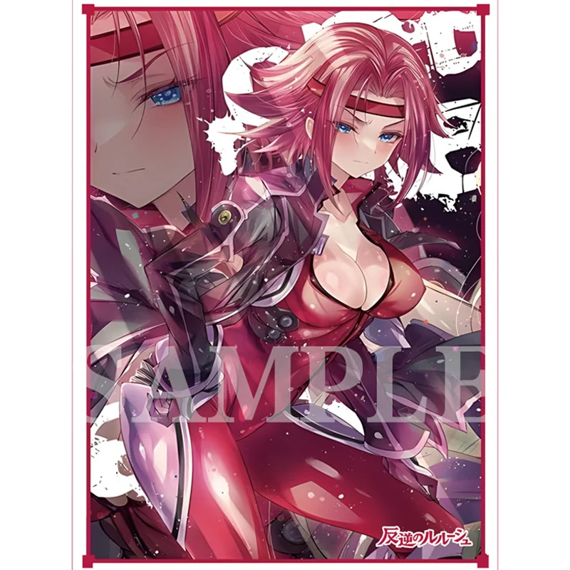 60Pcs/Set ACG Girl Cards Sleeves PTCG CC Kallen Stadtfeld Anime Game Characters Holographic Protector Film Album Binder DIY Toys