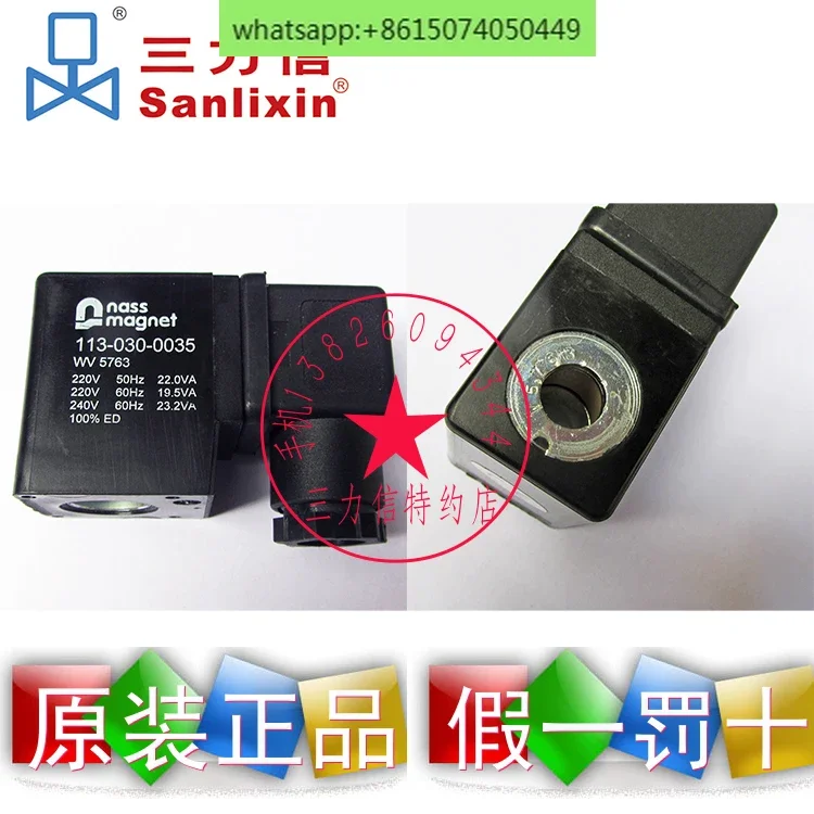 

Катушка электромагнитного клапана магнита нуд 113-030-0035 113-030-0132 Тип 0545