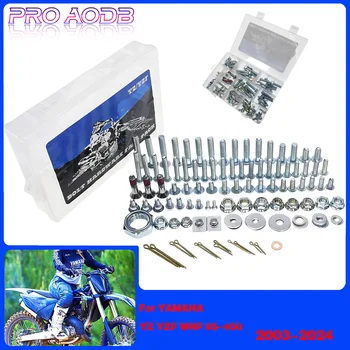Kit completo de fixação de plástico para parafuso de hardware de motocicleta para YAMAHA YZ YZF YZ-F WRF WR-F 65 85 125 250 250F 450 450F 2003-2024 2025