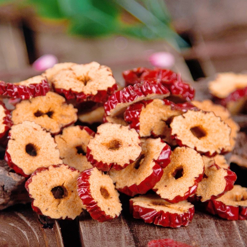 عالية الجودة الطبيعية المجففة الأحمر تاريخ الأحمر شرائح العناب للزينة الزفاف الصابون شمعة مزيج مواد زهرة مجففة صنع