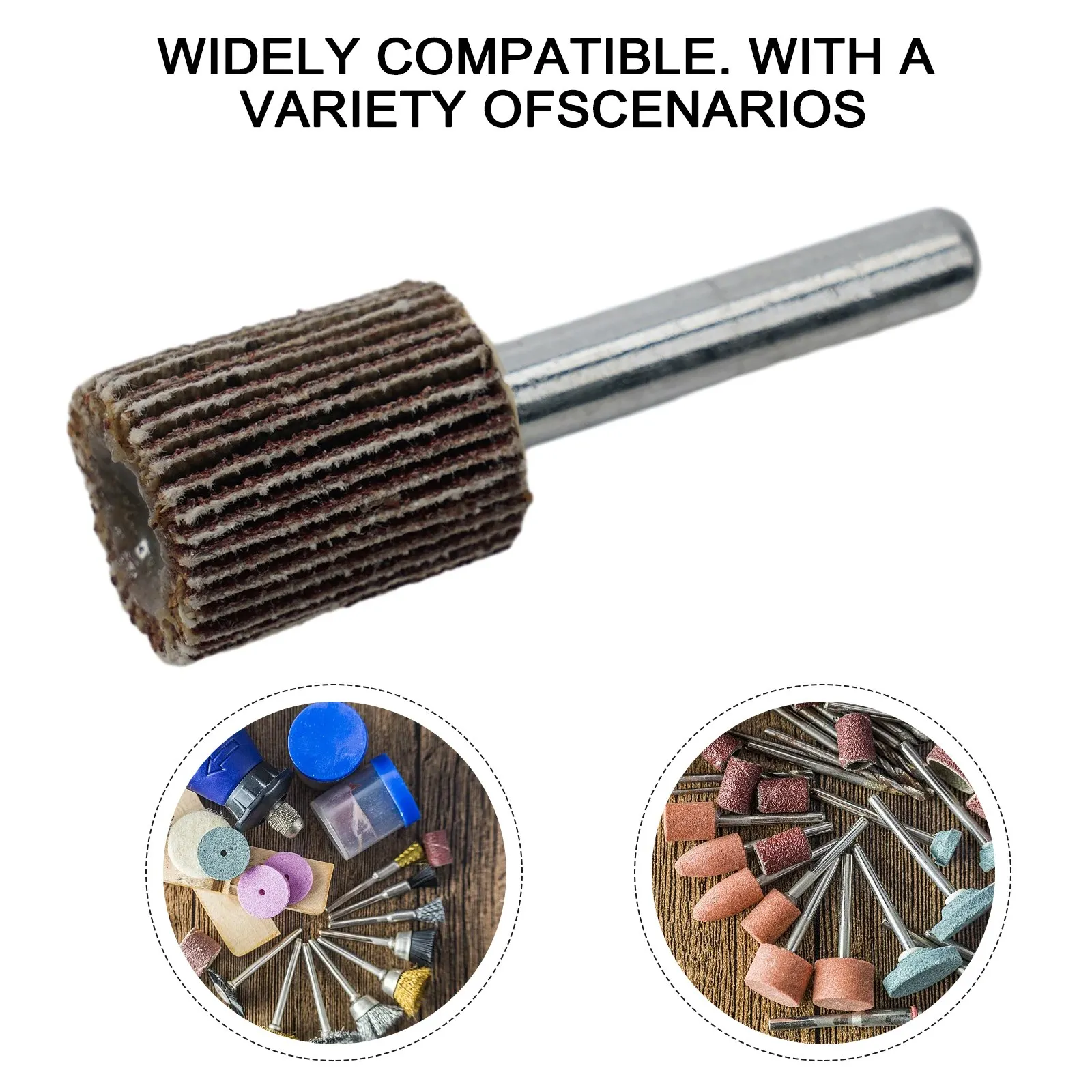 5pcs 80 Grit Abrasive Flap Wheel Disc for Surface Preparation Grinding Polishing and Edge Treatment on Various Materials