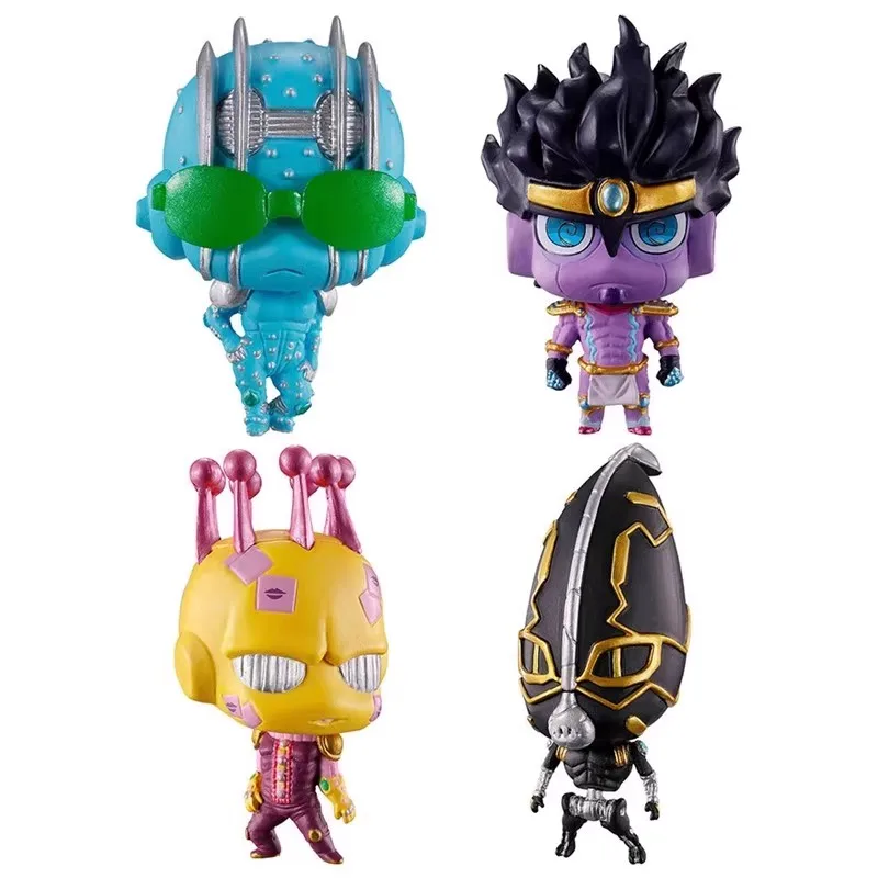 Bandai 4 Uds. La extraña aventura de JoJo de Gashaponobbレzisン09 juguetes para niños regalo adornos de modelos coleccionables