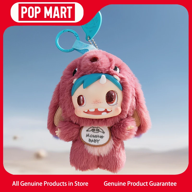 

Popmart Polar-Monster Baby Monster Collection Series Plush Keychain Ver.1 Blind Box Hanging Ornament Festival Gifts Plush Toys