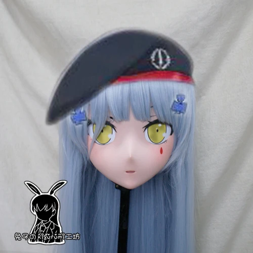 (RB302)Quality Handmade Female Resin Cosplay Japanese Role Play Anime Kigurumi Mask Crossdresser Doll Transgender Mask