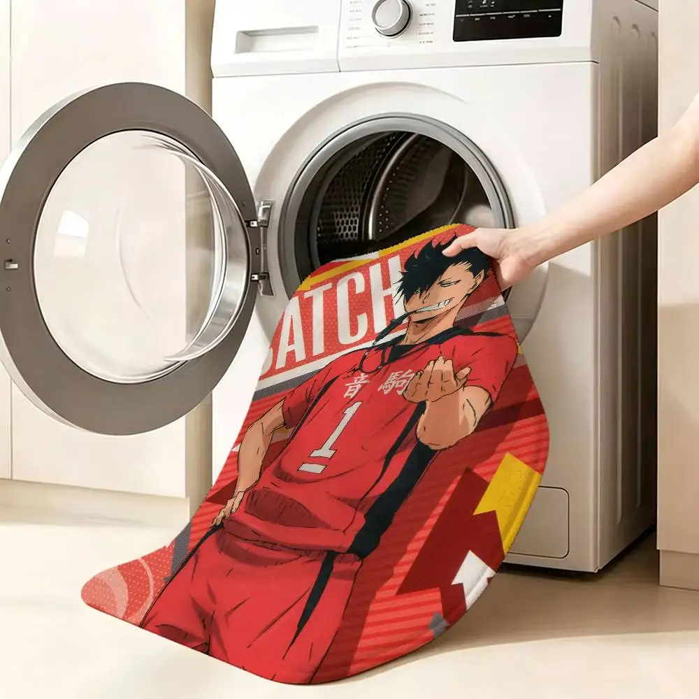 T-Tetsuro K-Kuroo Floor Mat Soft Non Slip for Entry Door Bathroom Indoor Home Decorative Carpet