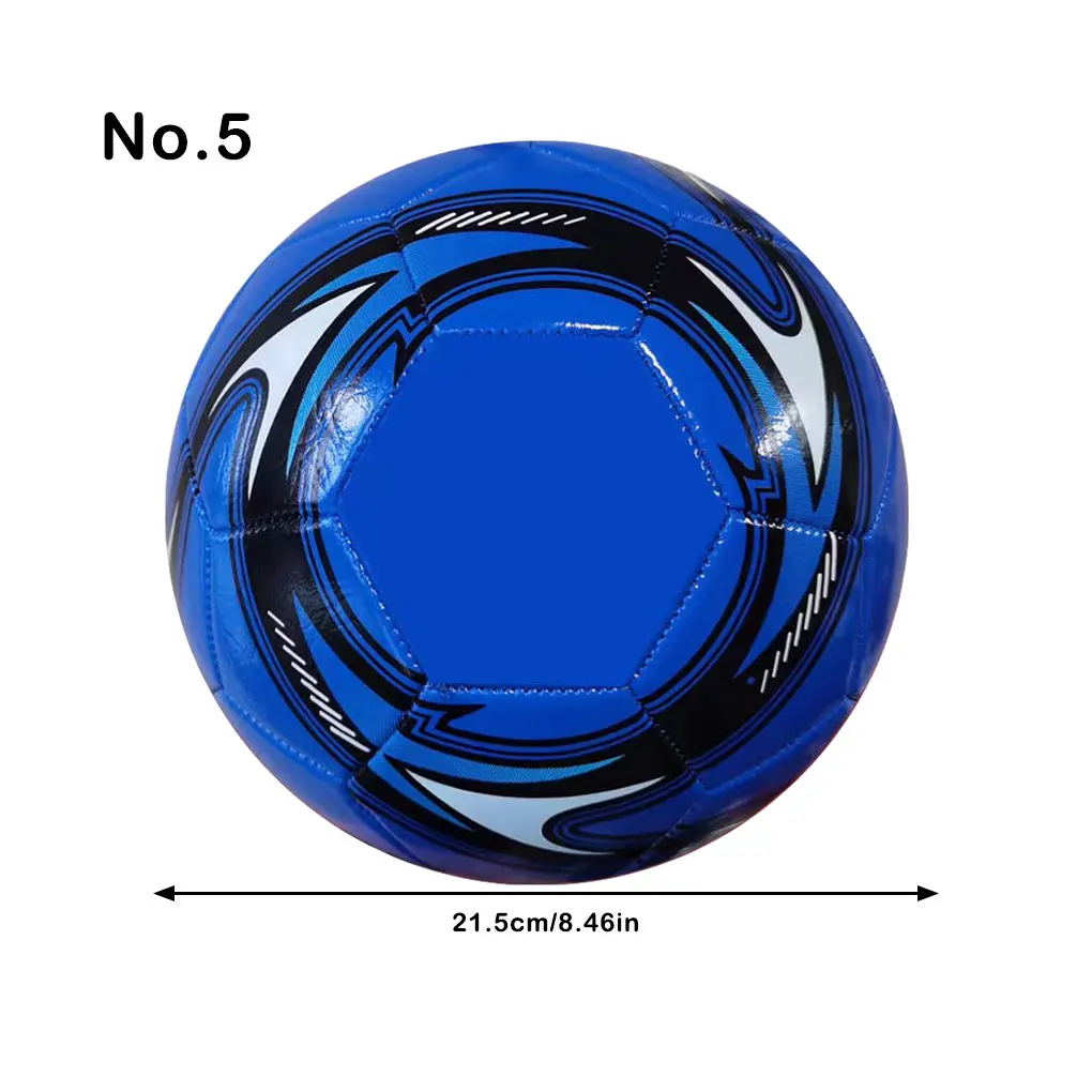 ลูกฟุตบอลเด็ก สนุกสนานสำหรับเด็ก หนัง PU กันน้ำ ลูกฟุตบอลฝึกซ้อม ฟุตบอลพีวีซี สีฟ้า
