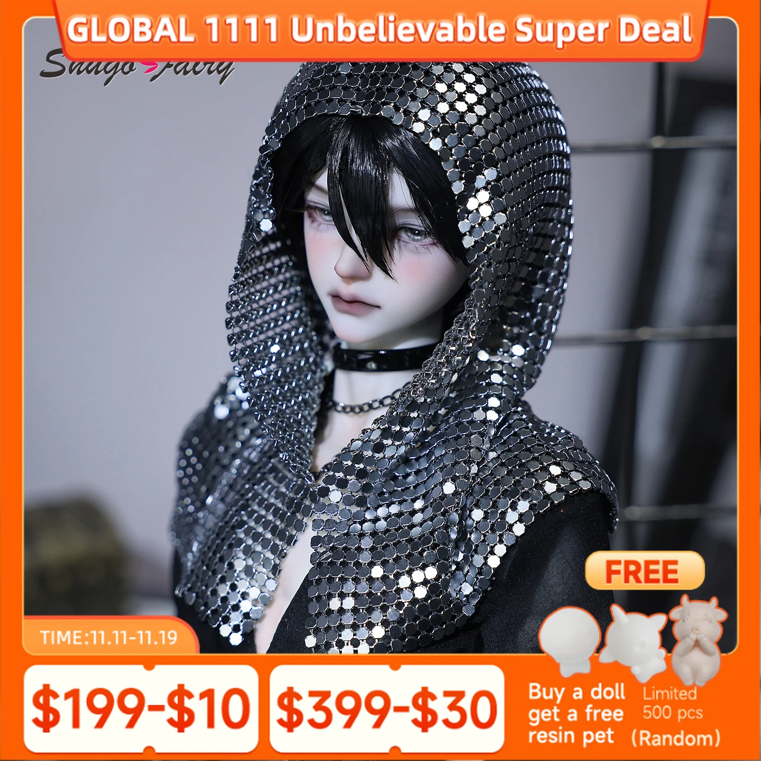 

Кукла Morty C Bjd 1/4 Bubo 2nd Body Антикварный доспех Восстановитель Эльф Ручной рыцарь Оригинальные шарнирные игрушки Полный комплект ShugaFairy