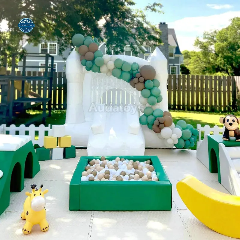 Customized Color Kids Soft Play Set Outdoor Wedding Party Gym Shopping Mall Rental High Quality Playground Equipment 1