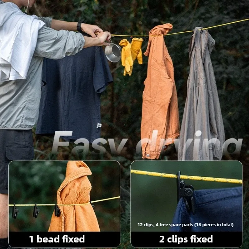 Adjustable Portable Camping Clothesline 3