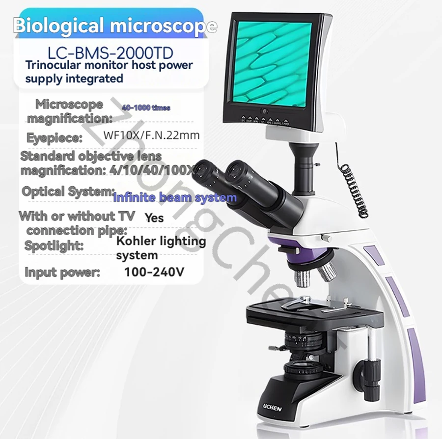 MS-2000T Science and Technology Biological Microscope Professional Optical Biological Microscope Sperm Blood Cell Microscope