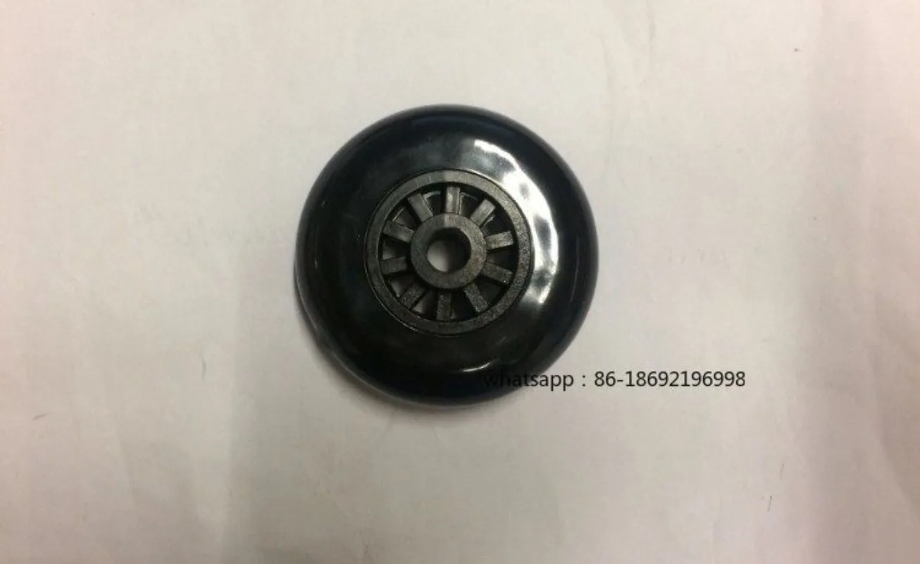 

Black Shock Absorber Wheel, Mobile Wheel, Round Pu Wheel, Rubber Wheel Grounded Rear Wheel Huixiang Treadmill Accessories