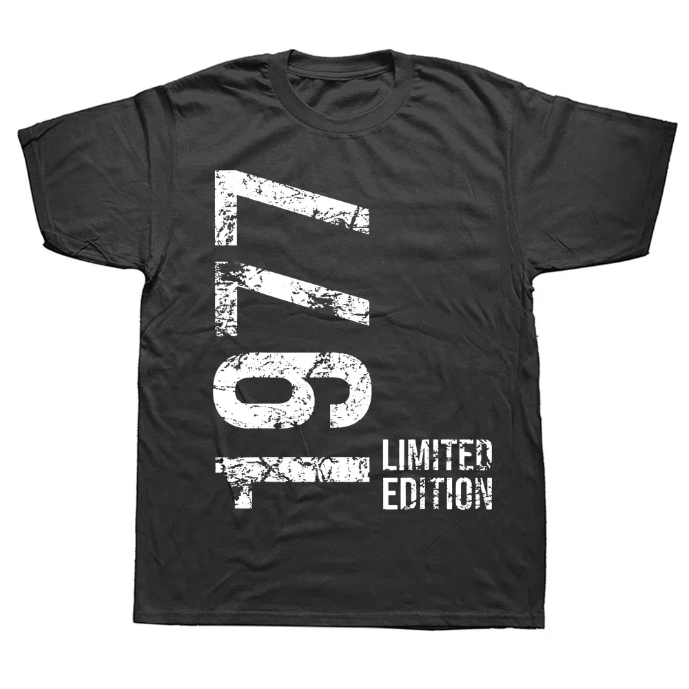 Футболка графическая облегающая хлопковая, с коротким рукавом, подарок на день рождения