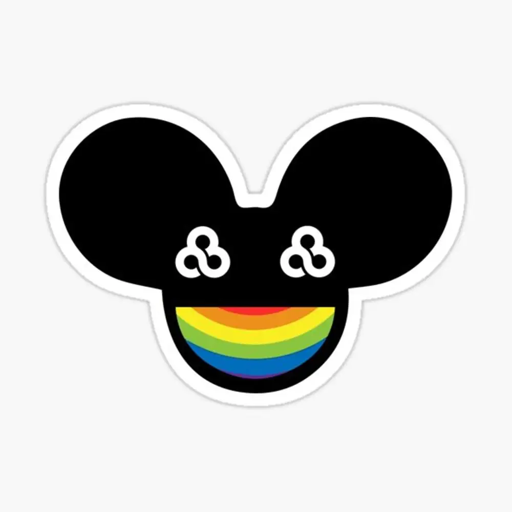 Deadmau5-honnooラップトップ用ステッカー,寝室の装飾用のかわいいステッカー,芸術的でファッショナブル