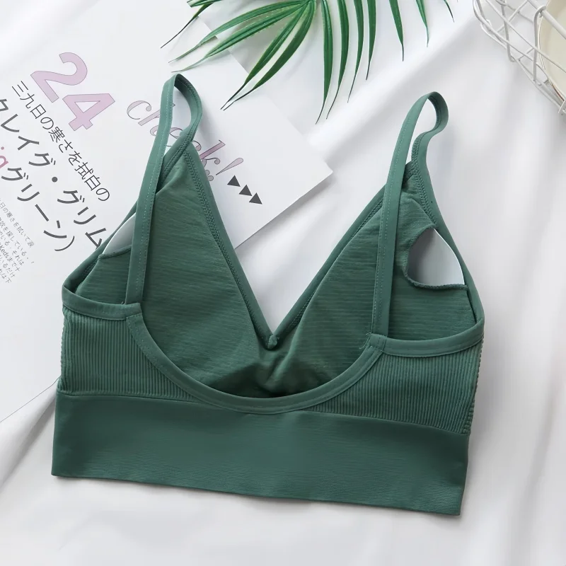 Tops cortos sexis para mujer, Top de tubo, sujetador, ropa de calle femenina, camisola sin mangas, lencería deportiva sin costuras, Top corto, Top