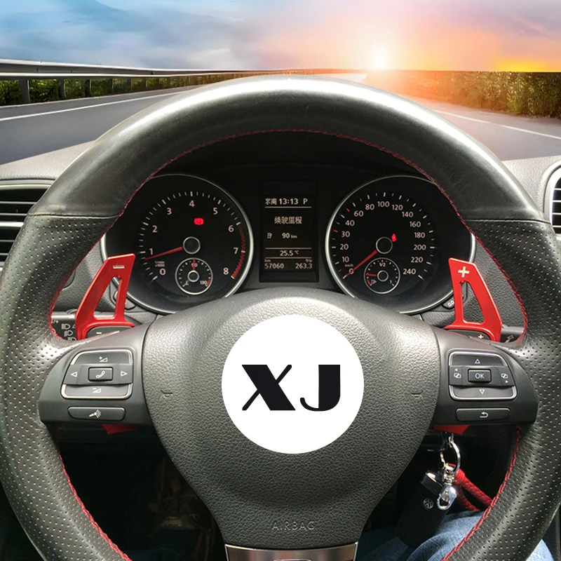 Car Steering Wheel Shift Paddle Shifter Extended For VW Golf MK6 GTI CC Tiguan Sagitar Leon Octavia rs 2016 Auto Car-Styling