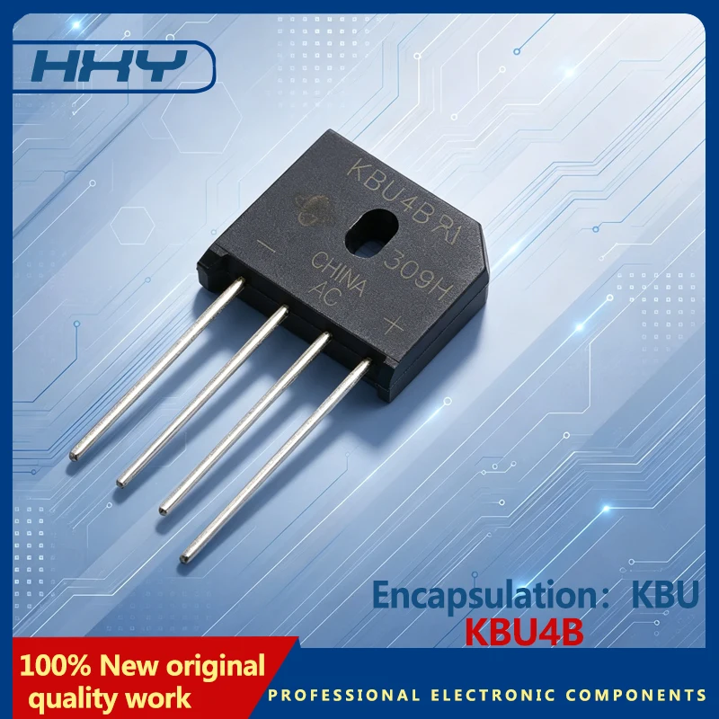 10PCS KBU4B package KBU rectifier bridge stack diode
