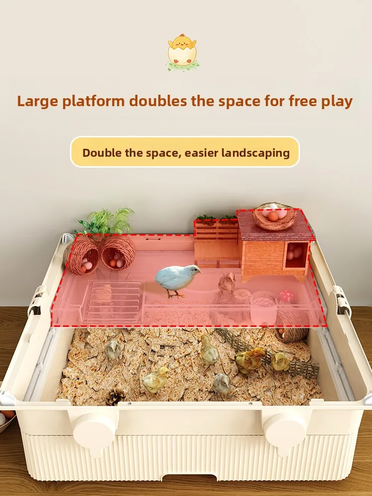 

Rutin chicken feeding box landscaping pet special box chicken nest luxury villa feeding box household indoor chicken cage
