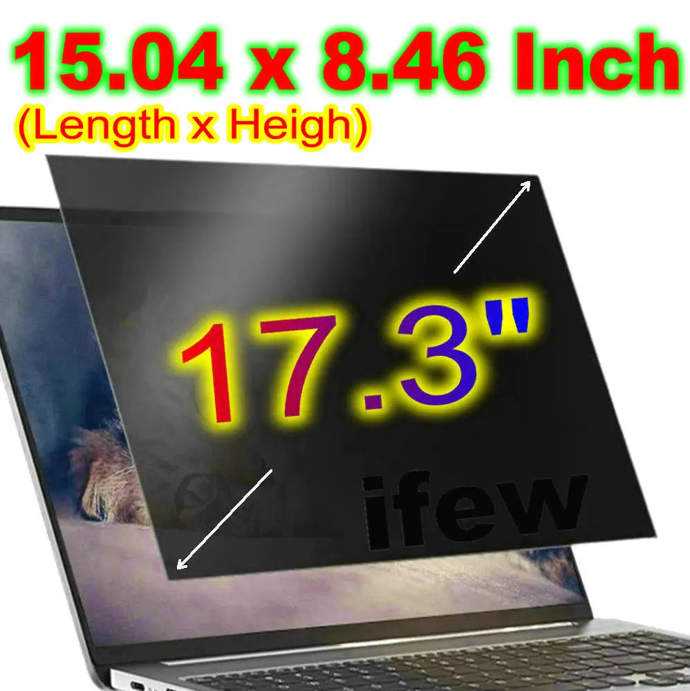 Laptop PC Monitor Sichtschutzfolie Anti-Spy-Film Notebook Computer Anti-Peeping-Filter 12,5 13,3 14 15,6 16 17,3 Zoll